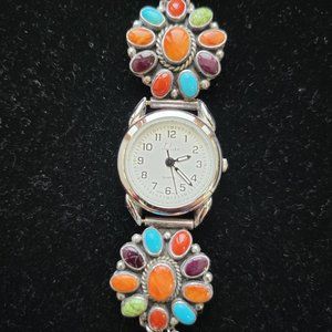 Julian Bracelet Watch W Sterling Silver Band